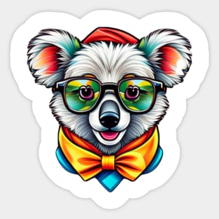 Koala Claus: Holidaze in Down Under Chic Sticker